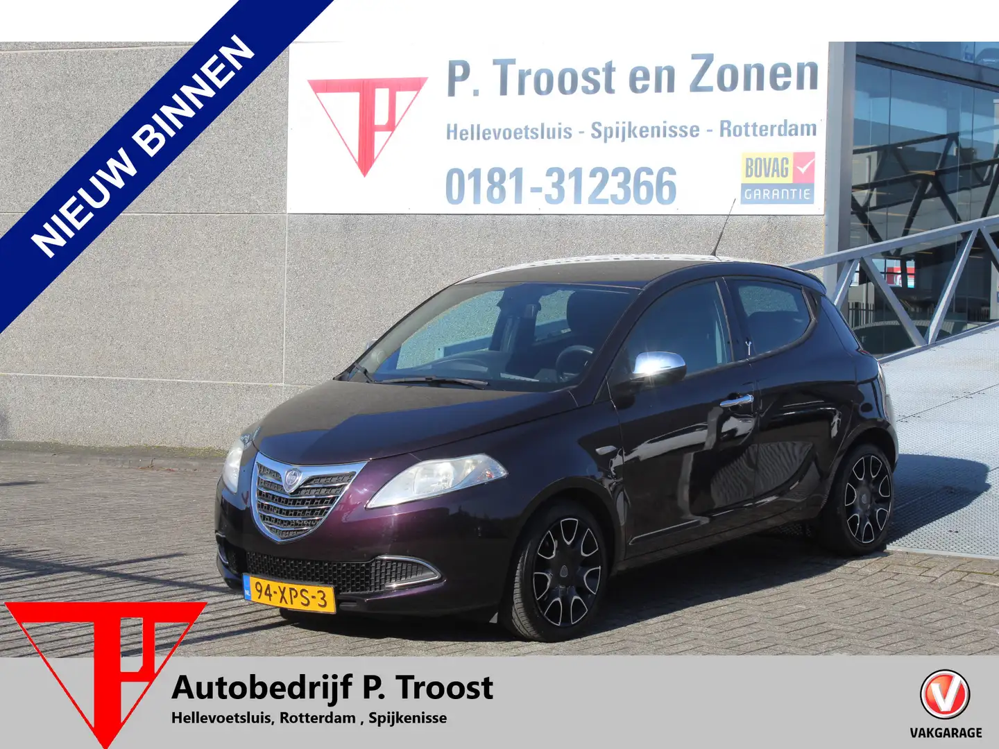 Lancia Ypsilon 0.9 TwinAir Gold Airco/Cruise control/Radio-CD spe Paars - 1