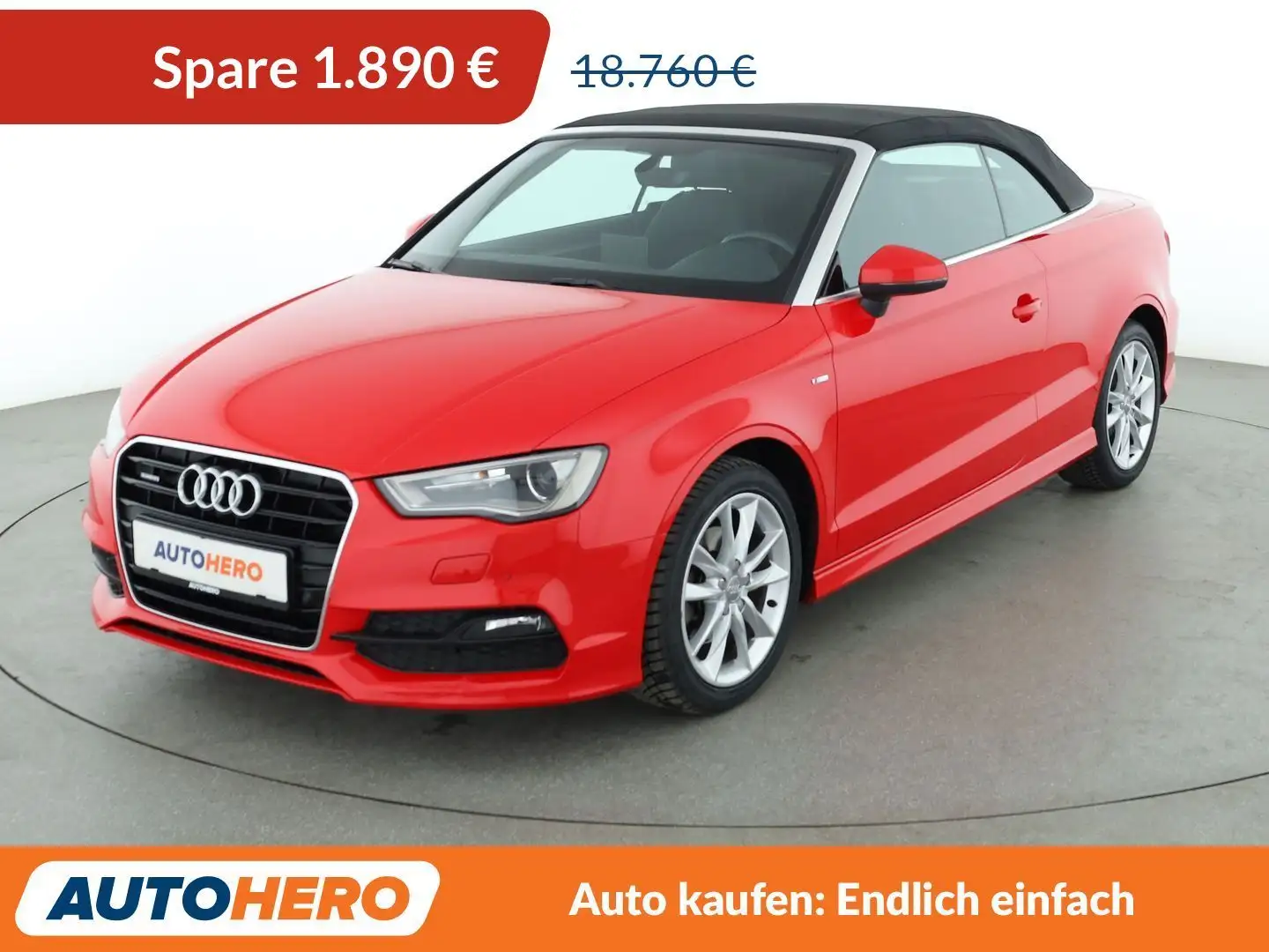 Audi A3 2.0 TDI quattro Attraction*SLINE*NAVI*BI-XENON*PDC Rot - 1