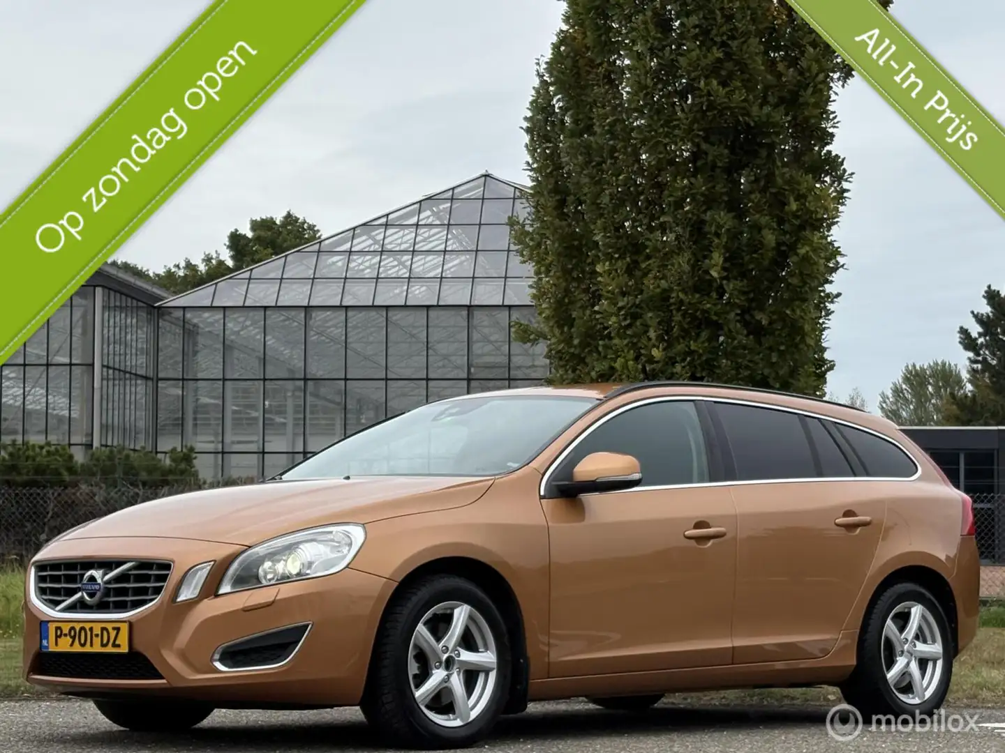 Volvo V60 2.0 T5 – 241pk | Cruise Control - Trekhaak - Brun - 1