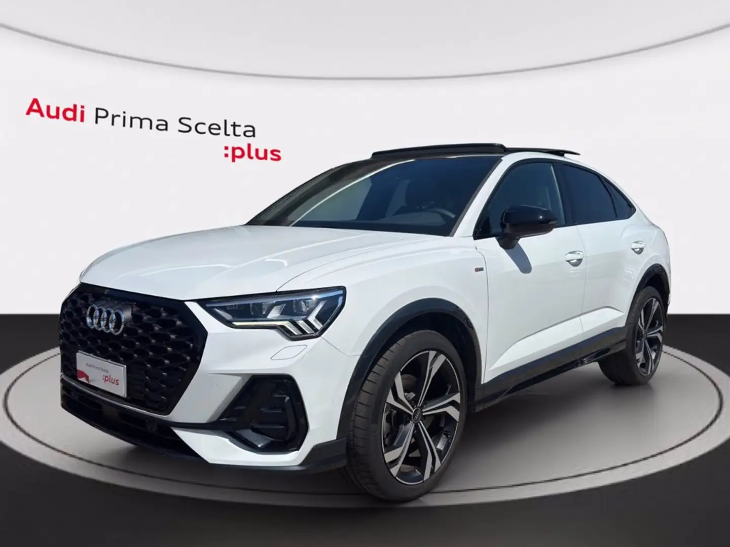 Audi Q3 sportback 35 2.0 tdi s line edition s-tronic Wit - 1