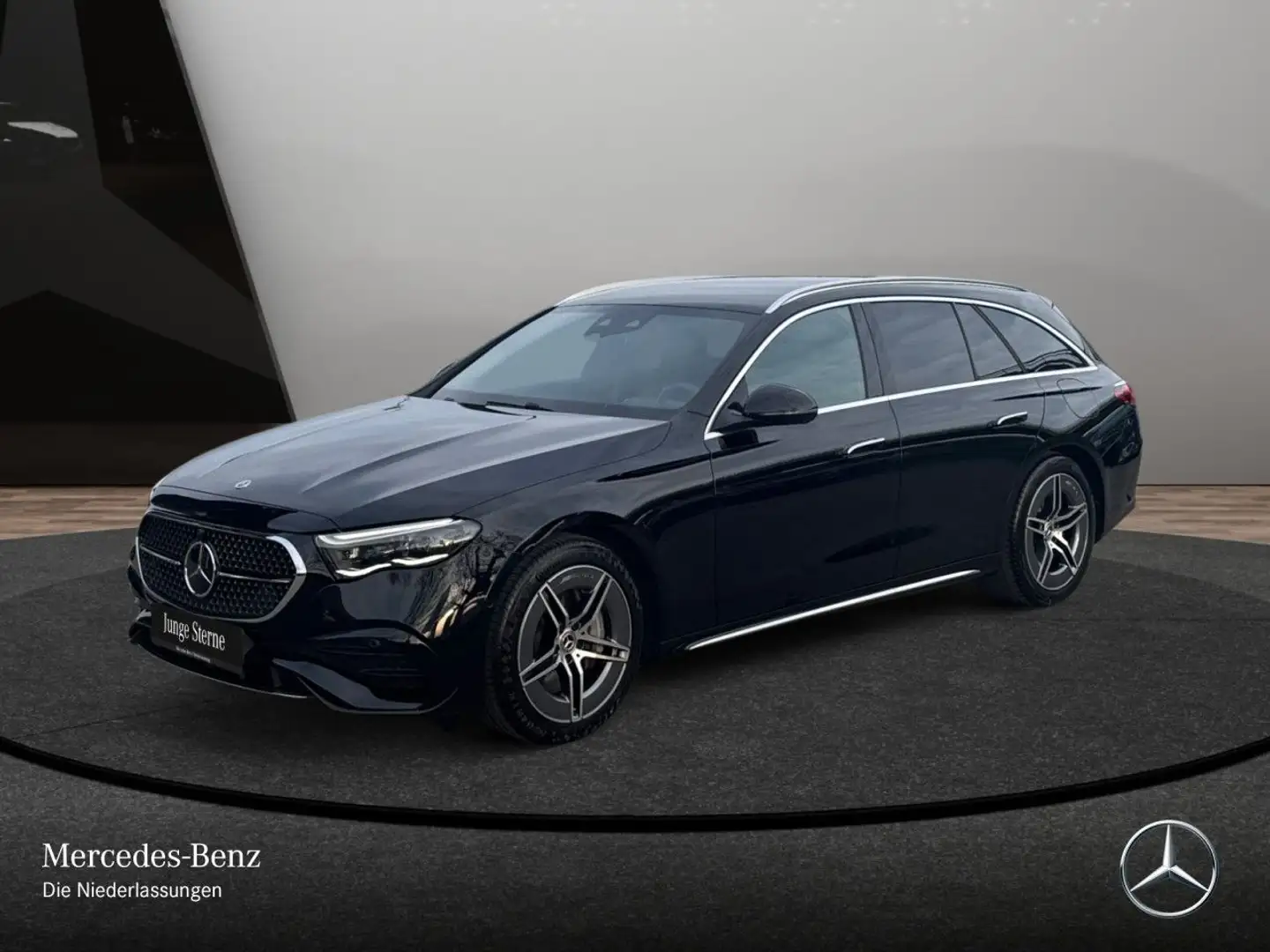 Mercedes-Benz E 300 e T AMG Fahrass 360° Distr. AHK Spurhalt-Ass Zwart - 2