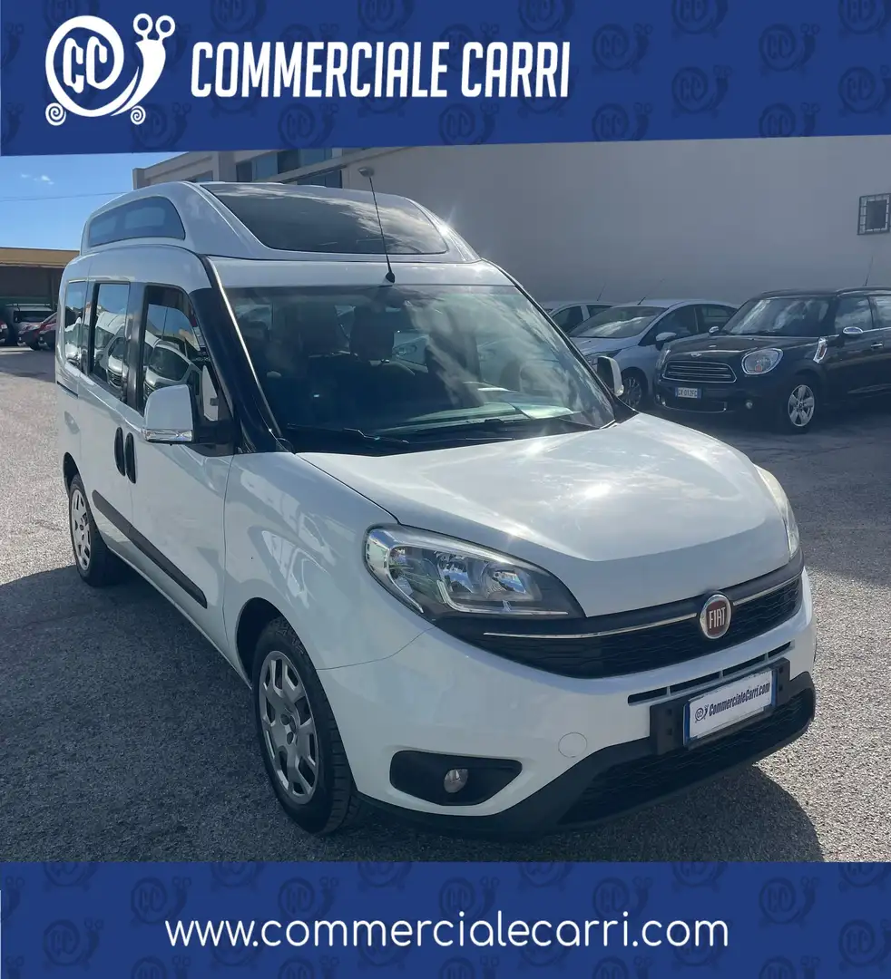 Fiat Doblo NEW 1.6 MJ COMBI XL AUTOVET. CON PEDANA POSTERIORE Blanc - 1