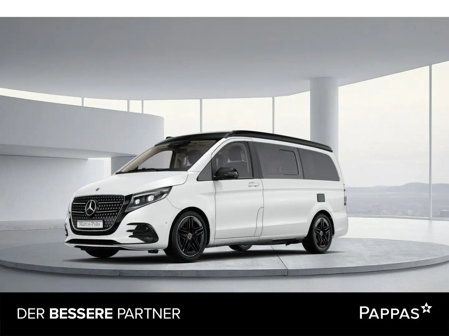 Mercedes-Benz Marco Polo 300 d 4MATIC AHK 2,5t Airm Distr Navi Weiß - 1