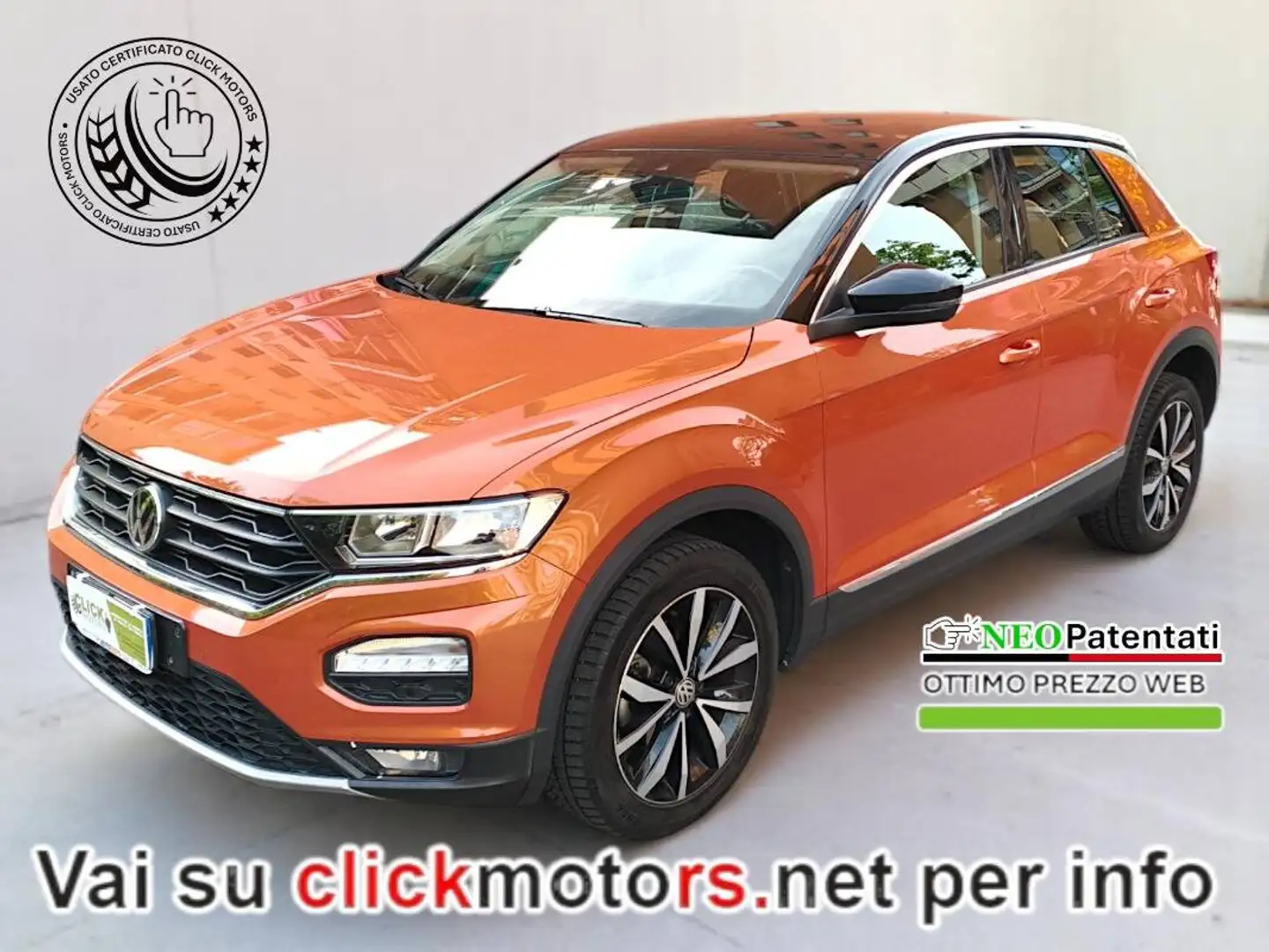 Volkswagen T-Roc T-Roc 2019 1.0 tsi Style 115c Naranja - 1