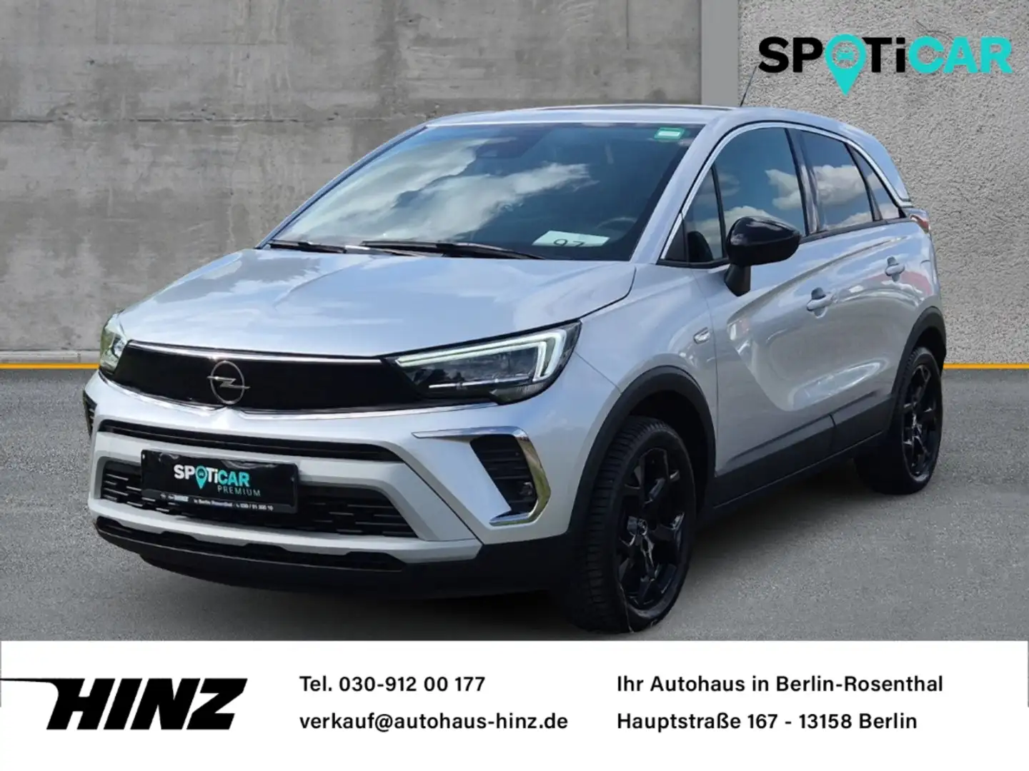 Opel Crossland Elegance 1.2,Aut,Kamera,Navi,Allwetter Silber - 1