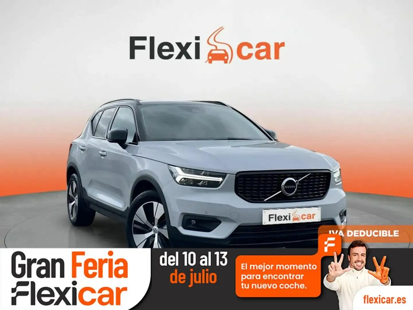 Volvo XC40 1.5 T4 Twin Recharge Inscription Ex Auto Gris - 1