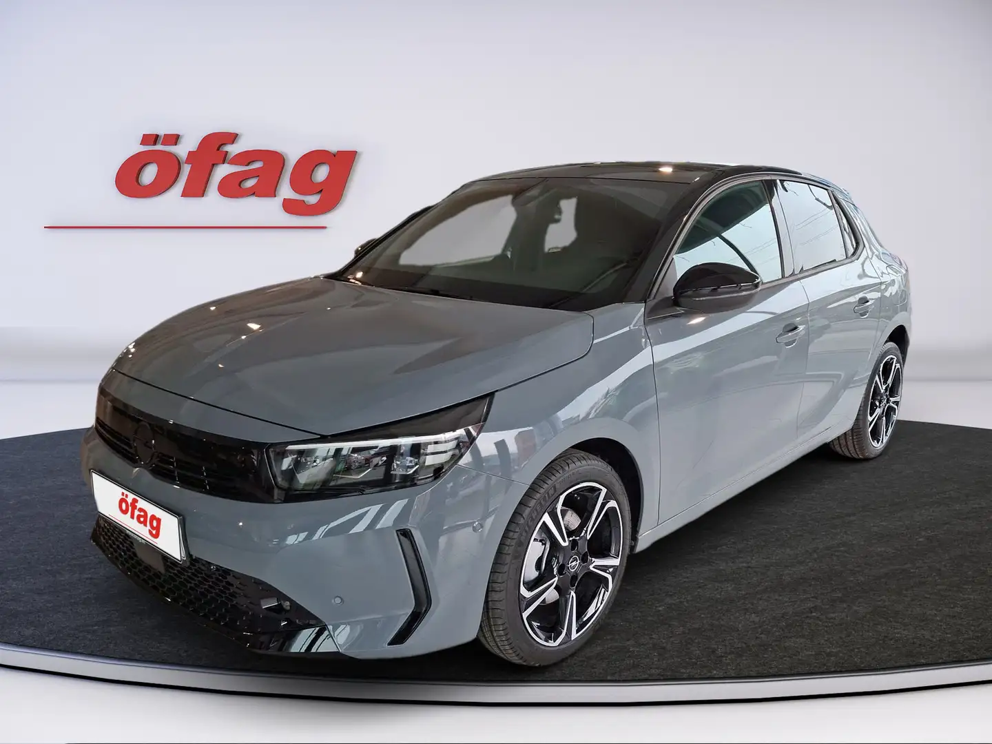 Opel Corsa 1.2 Turbo Euro 6.4 MHEV  GS Aut. LED Grijs - 1