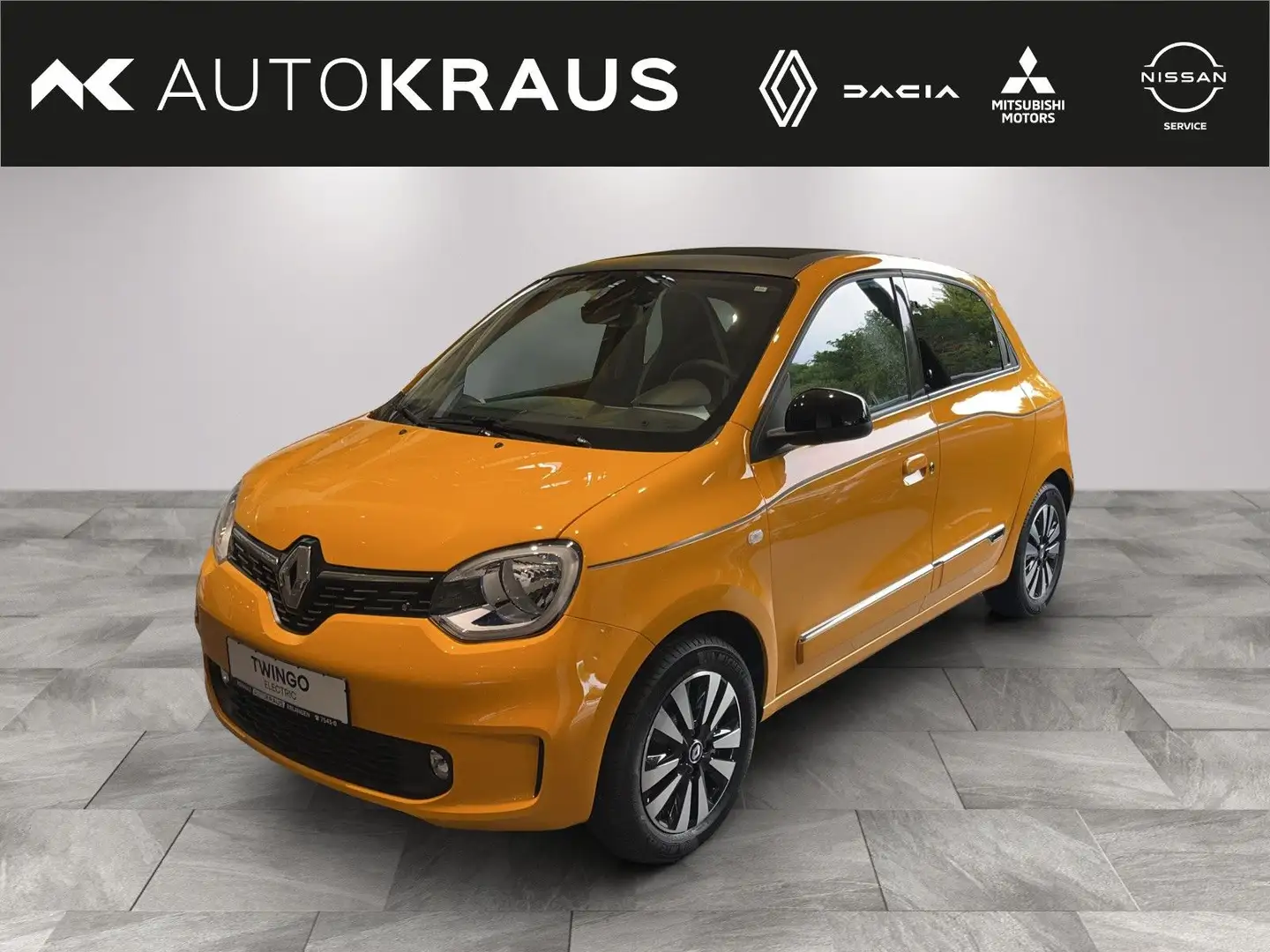 Renault Twingo E-Tech 100% Electric Techno,Schiebedach Gelb - 1
