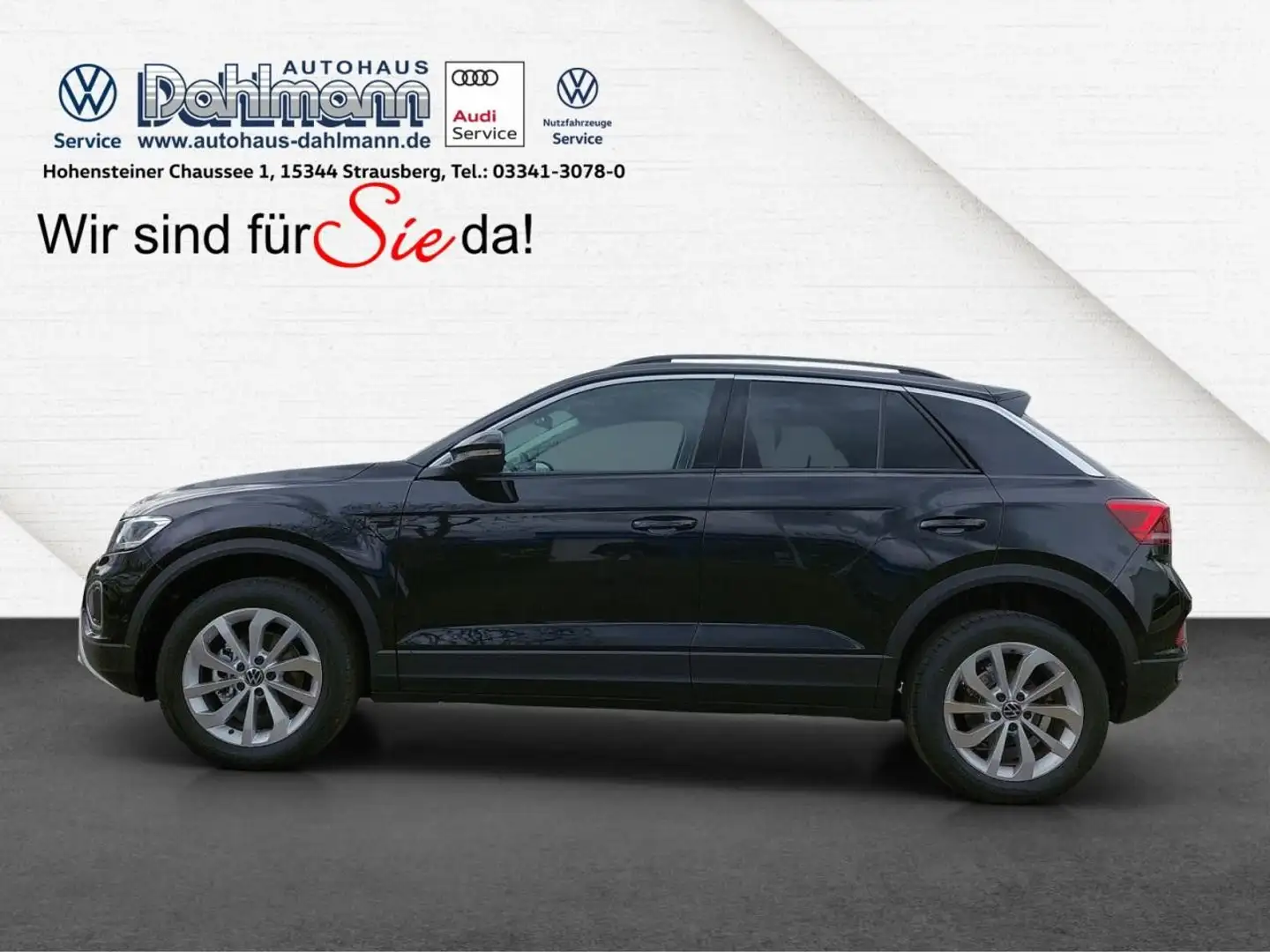 Volkswagen T-Roc 1.5 TSI LIFE+DSG+ACC+RFK+APPCONNECT LED Schwarz - 2