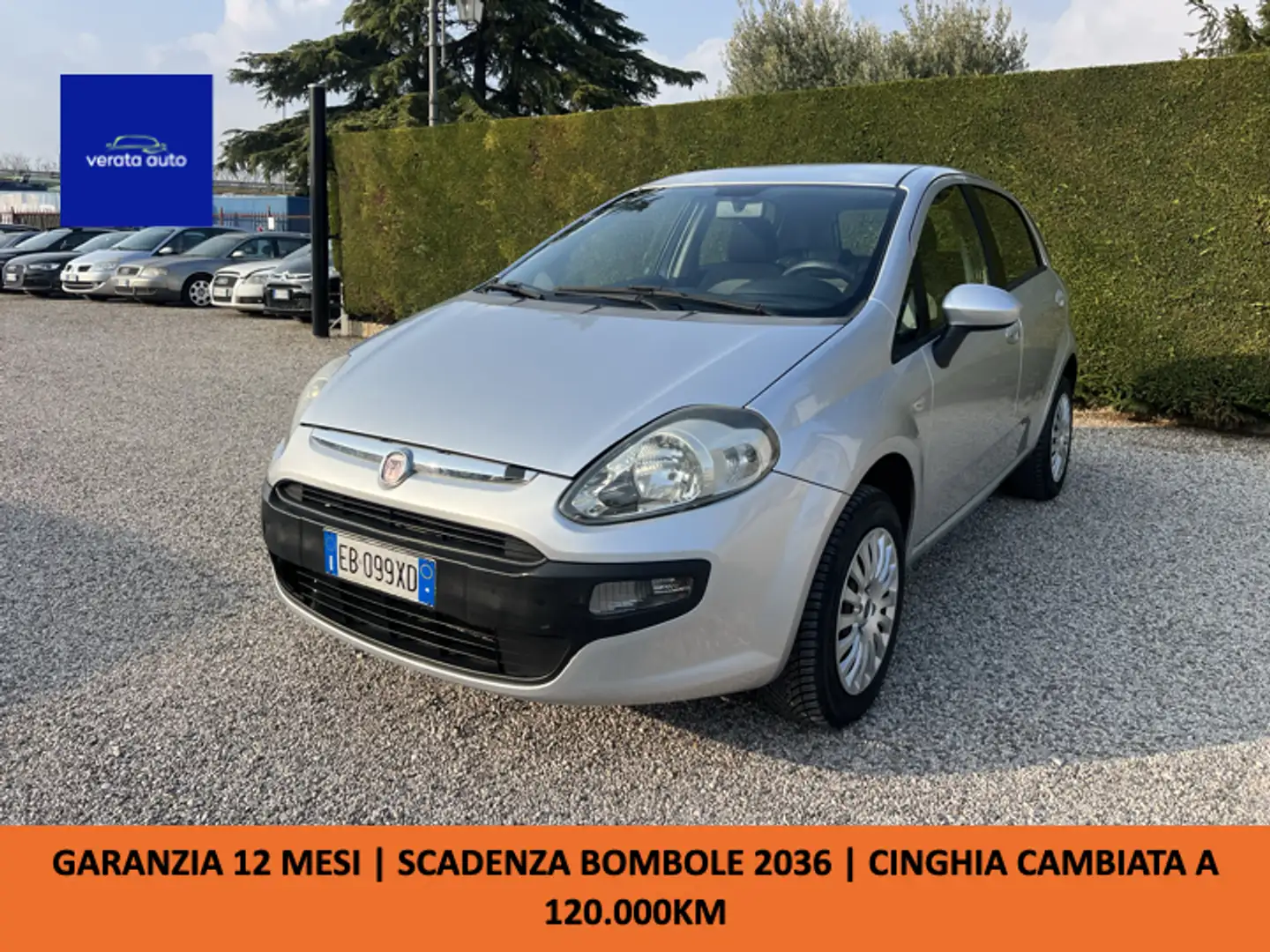 Fiat Punto Evo Punto Dynamic evo 1.4 Plateado - 1