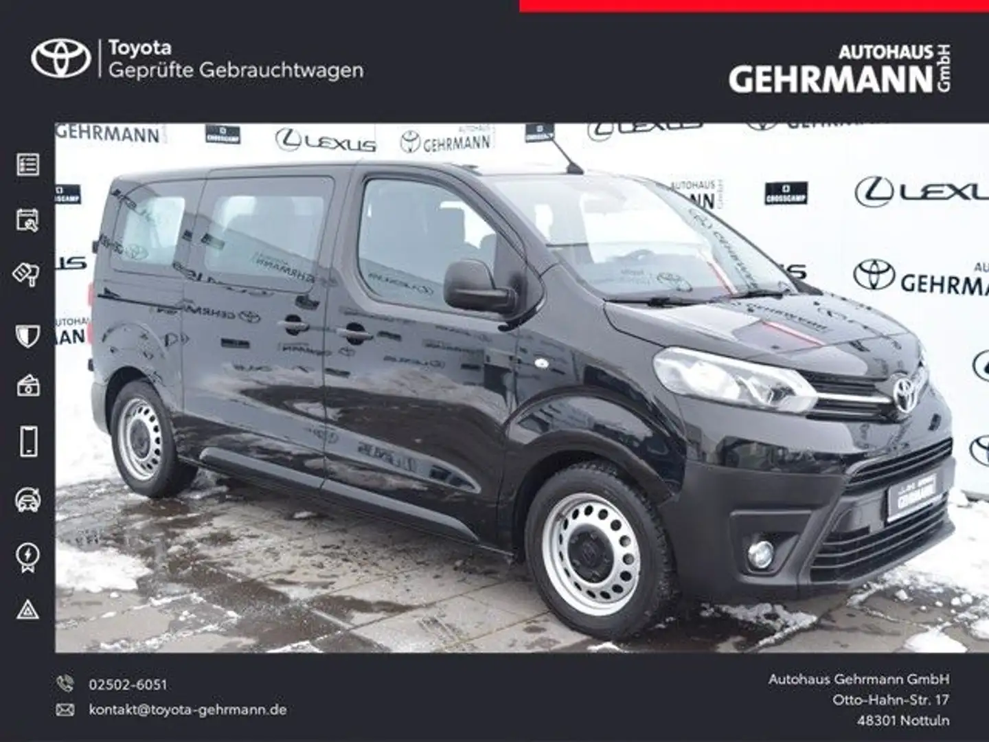 Toyota Proace L1 Kombi Comfort*CarPlay*Navi* Schwarz - 1