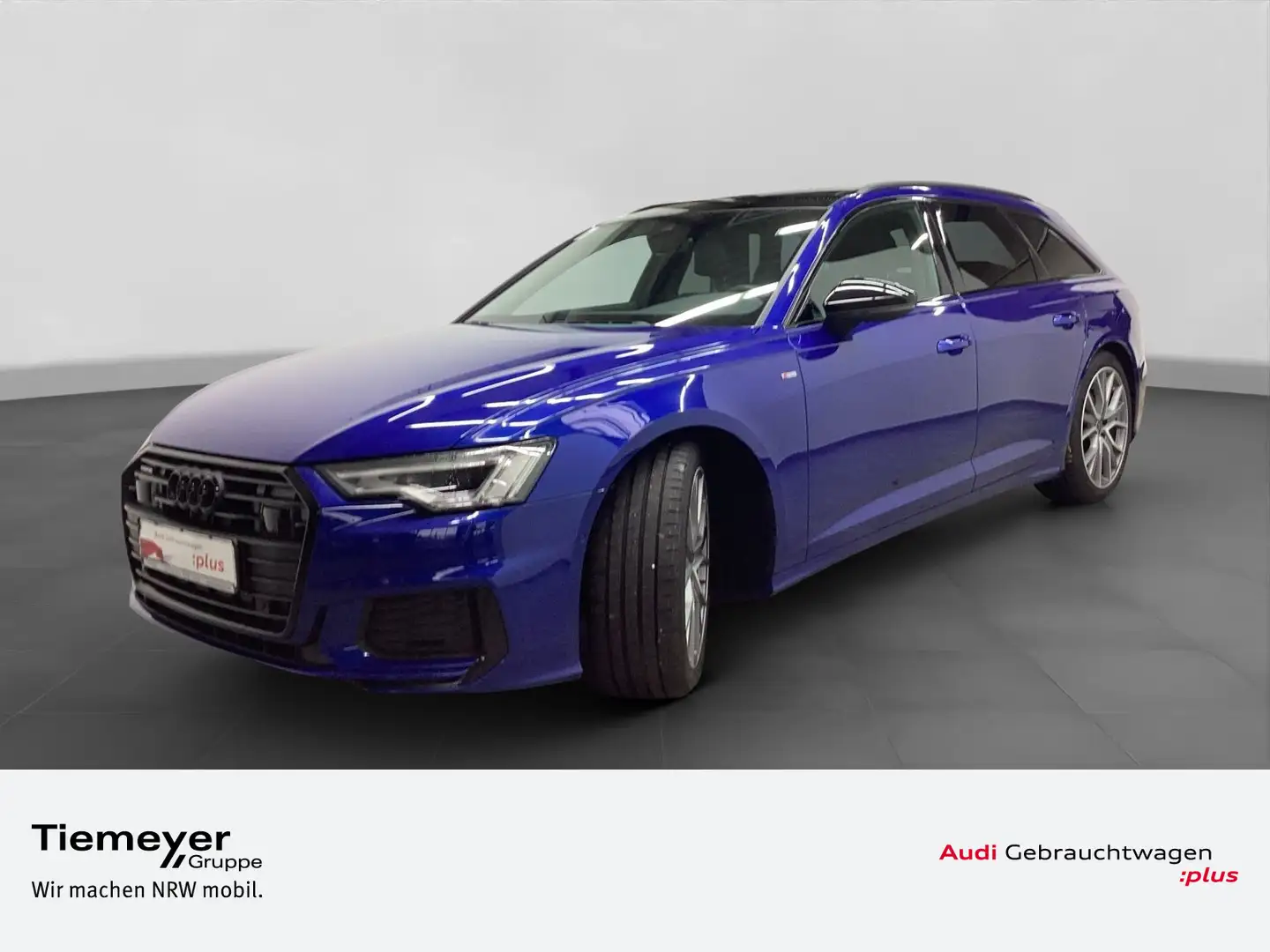 Audi A6 55 TFSIe Q S LINE PANO LM20 behMFL Blau - 1