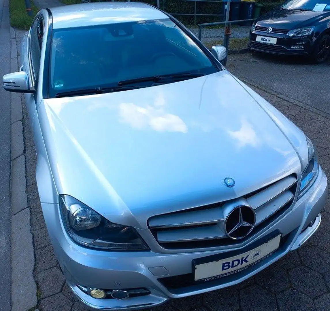 Mercedes-Benz C 180 CGI Aut BlueEfficiency Coupe Klima Navi BC Zilver - 2