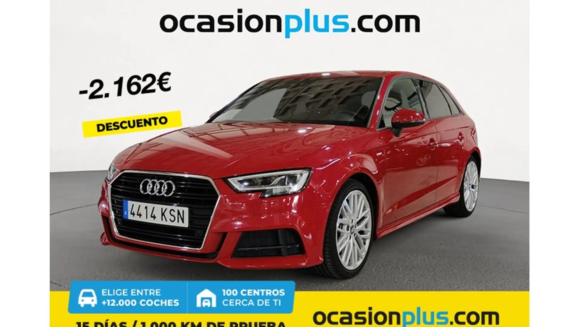 Audi A3 Sportback 35 TFSI S line S tronic 110kW Rojo - 1