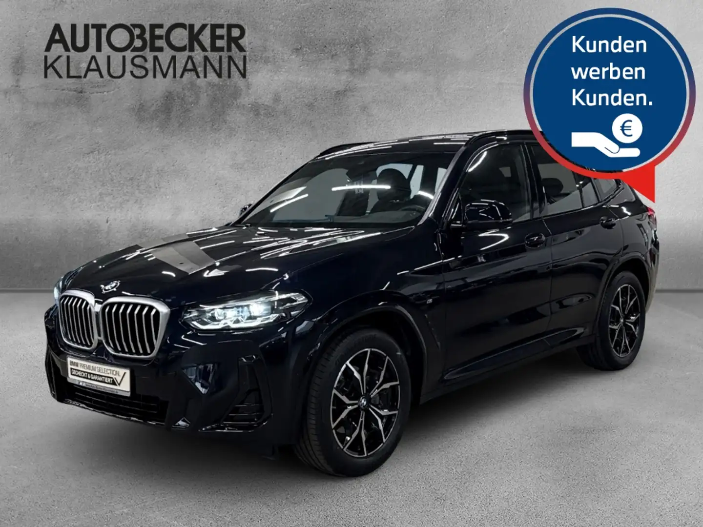 BMW X3 xDrive 20iA M SPORT AUTOMATIK 19''LC PLUS LED KAME Negro - 1