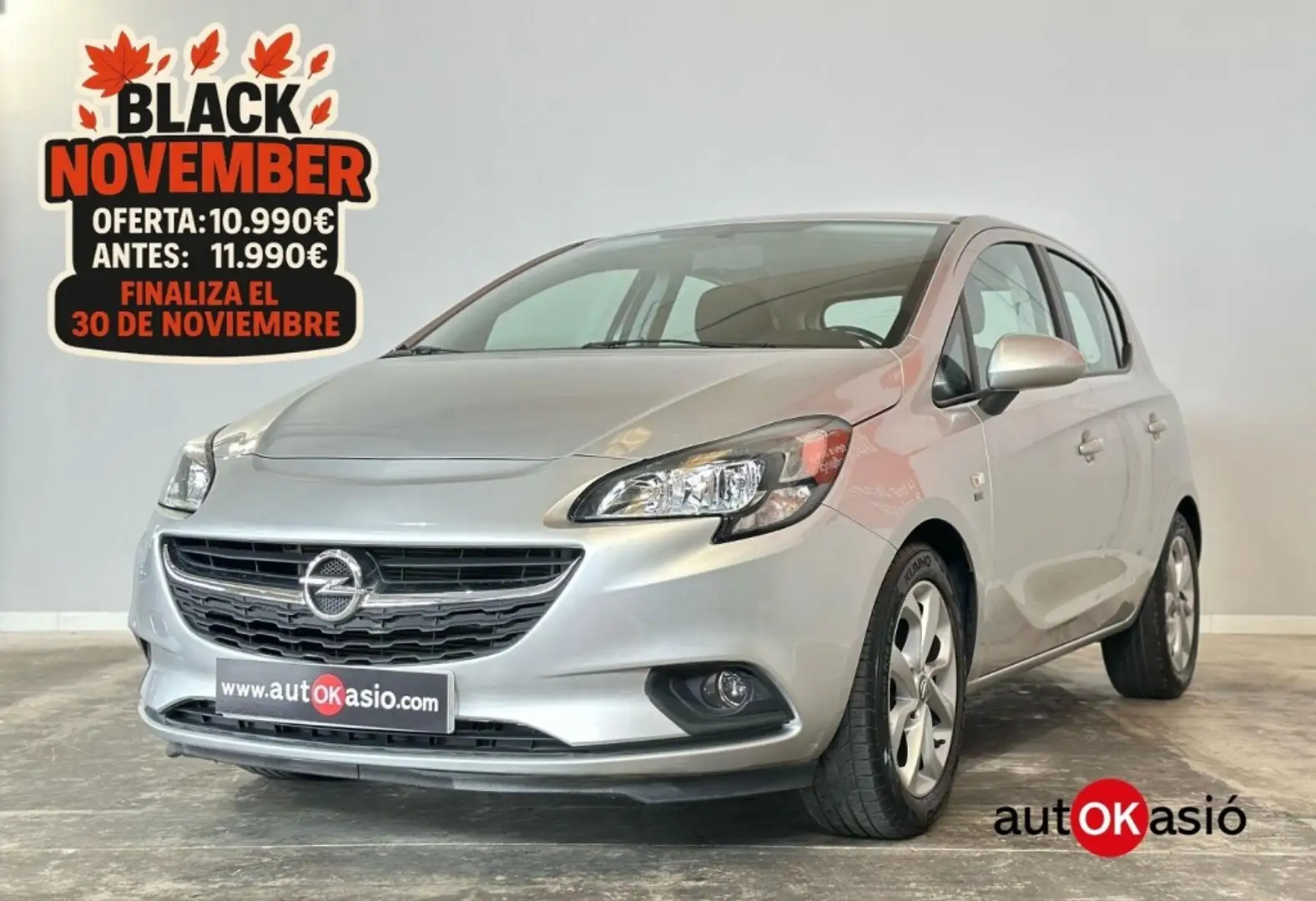 Opel Corsa 1.4 Selective 120 Aniversario 90 Argent - 1