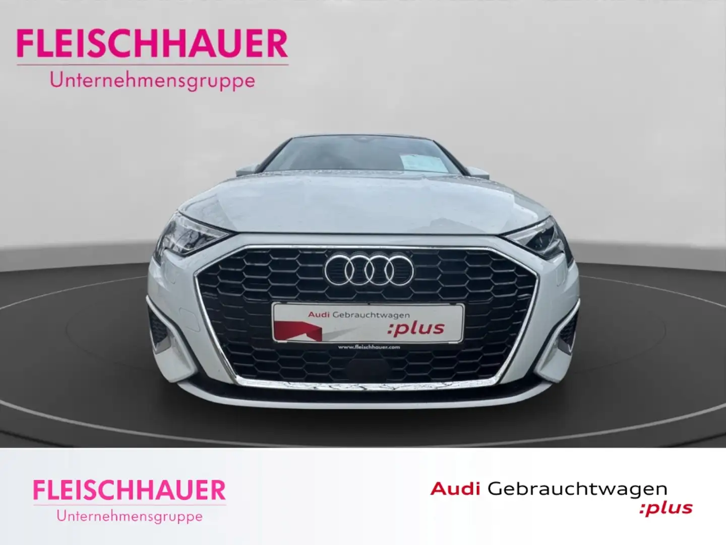 Audi A3 Sportback 30 TFSI advanced LED+AHK+PANO+ACC+NAVI+S Blanc - 1