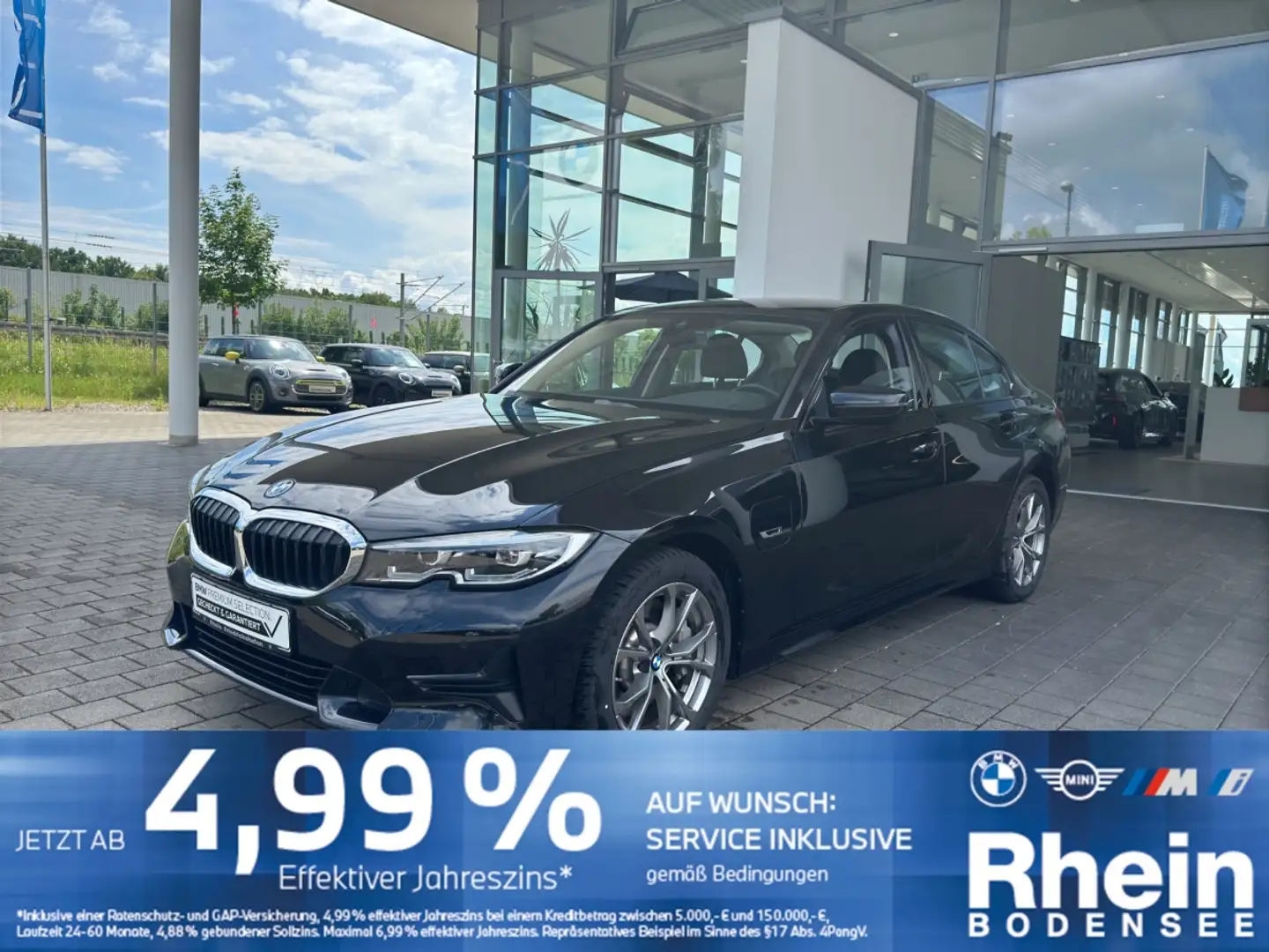 BMW 330 e Limousine Sport Line H&K SH Alarmanlage Schwarz - 1