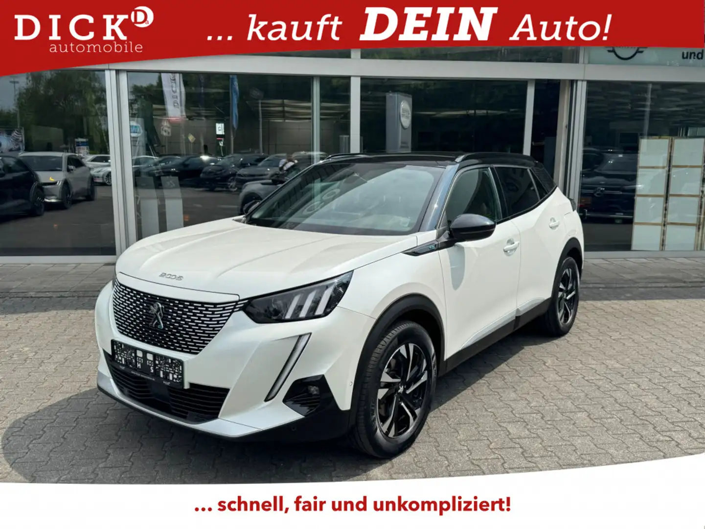 Peugeot 2008 e- GT VIRTU+NAVI+LED+SHZ+ACC+KAMERA+WP+ Білий - 1