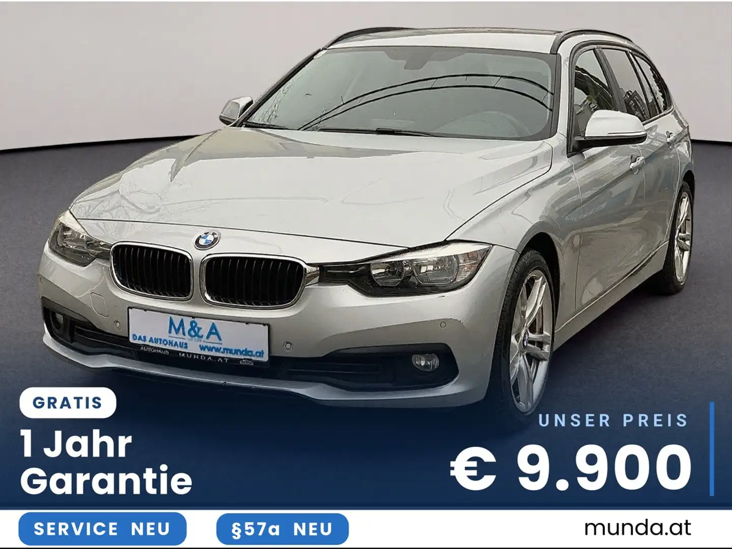 BMW 316 d Touring Sport Line/Garantie *GARANTIE Silber - 1