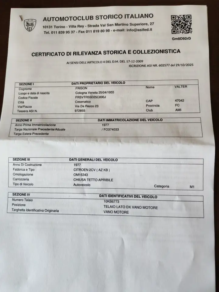 Citroen 2CV4 0.4 Special, foto 1