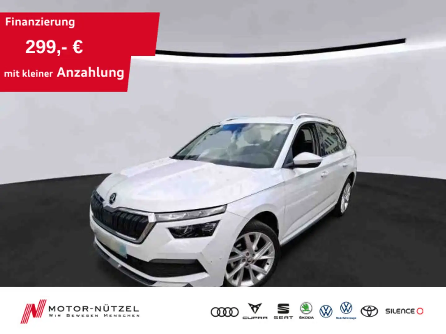 Skoda Kamiq 1.5 TSI DSG STYLE LED+NAVI+APP+ACC+RFK+18" Bianco - 1