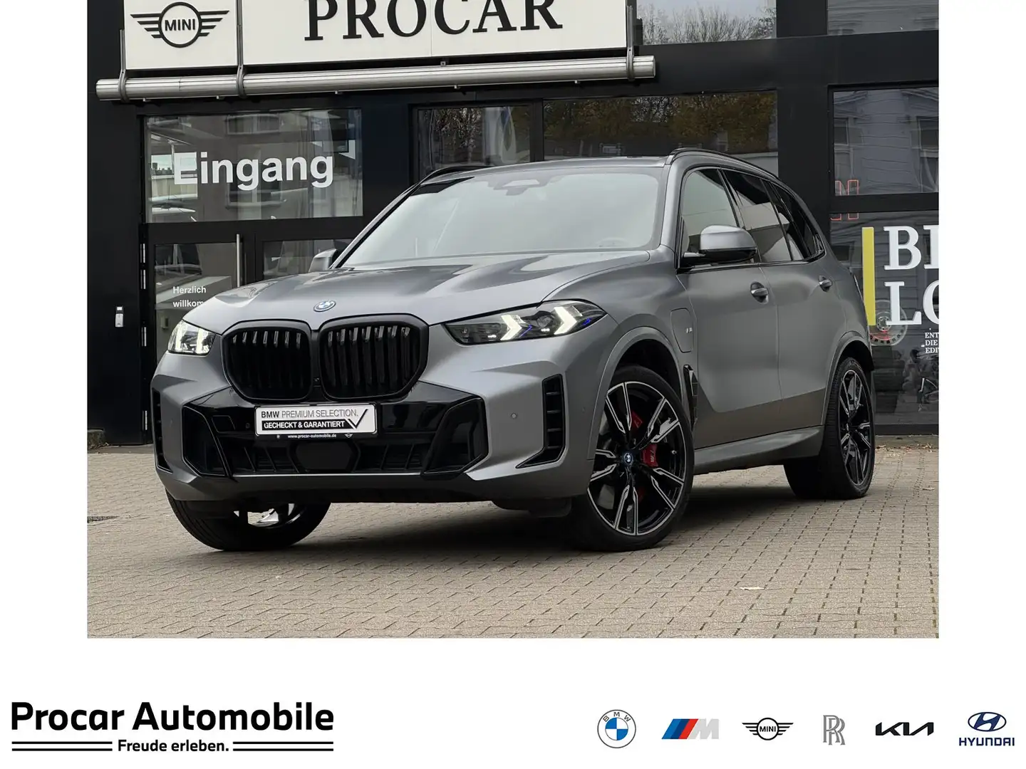 BMW X5 xDrive50e M Sport HUD PANO ACC AHK 360°KAM Grau - 1