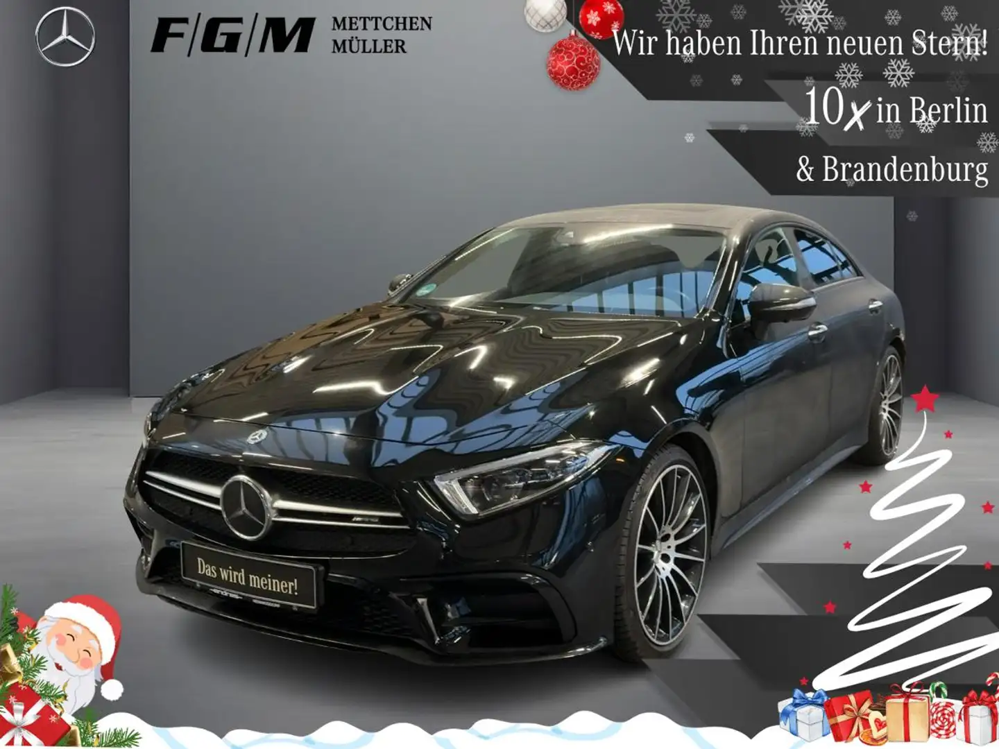 Mercedes-Benz CLS 53 AMG CLS 53 4M Burm|KeyGo|MBeam|TWA|360|Night|SHD Schwarz - 1