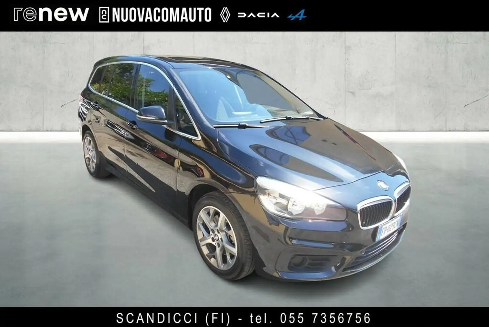 BMW 218 d Gran Tourer xdrive Advantage 7p.ti auto Nero - 2