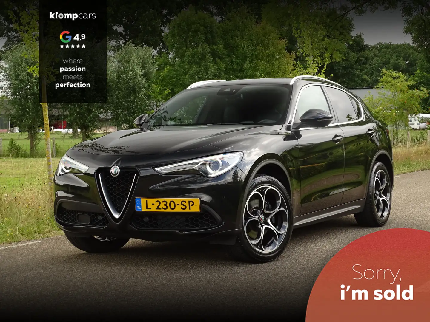 Alfa Romeo Stelvio 2.0 T AWD Veloce | All-Chrome | Carplay | Trekhk | Zwart - 1