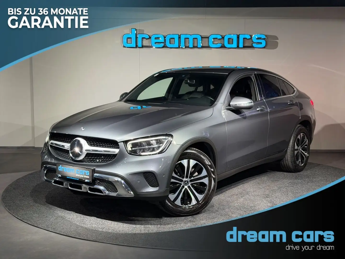 Mercedes-Benz GLC 200 d COUPE 4Matic / Exclusive Paket / Navi / LED / w Silber - 1