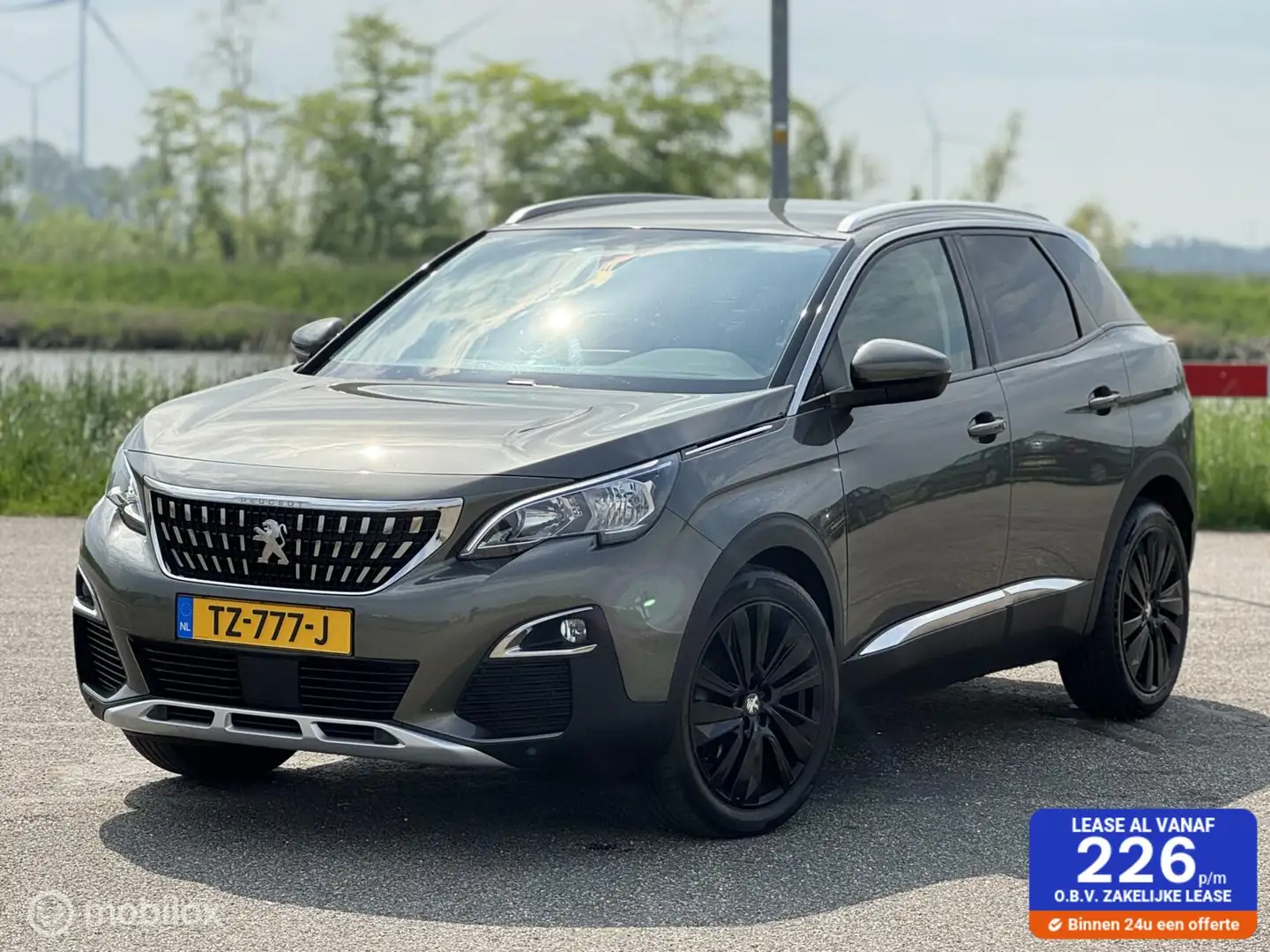 Peugeot 3008 1.5 BlueHDi Blue Lease ,Automaat, GT Line Gris - 1