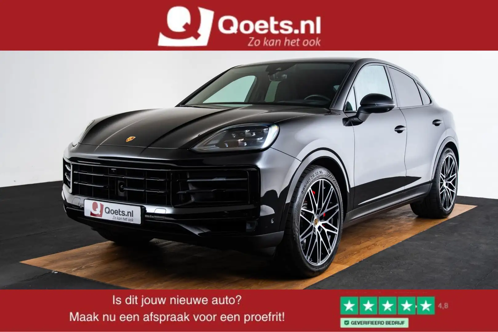 Porsche Cayenne Coupé 4.0 S Trekhaak - Stoelventilatie/verwarming Negro - 1