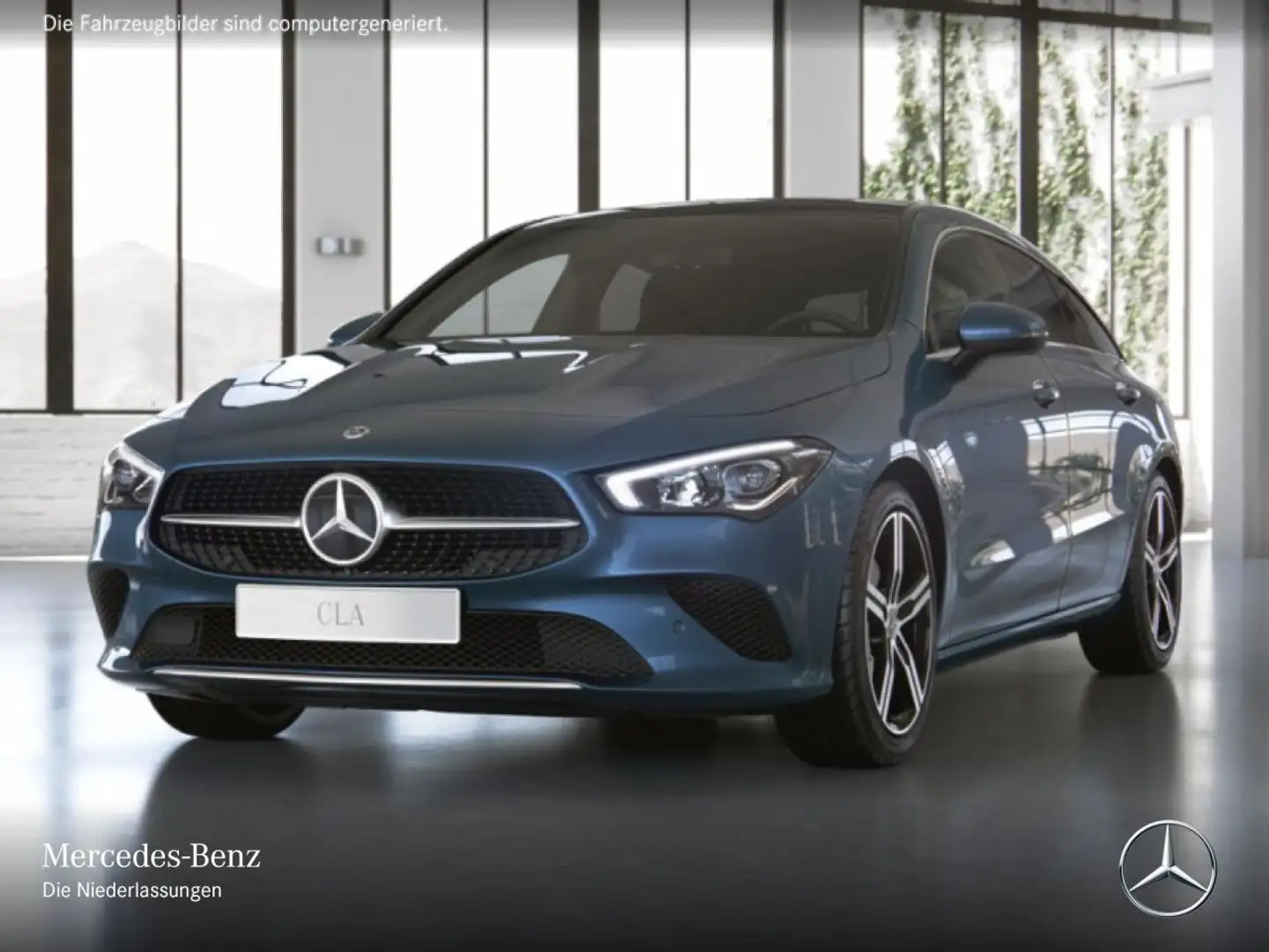 Mercedes-Benz CLA 220 d PROGRESSIVE+PANO+LED+8G Blau - 2