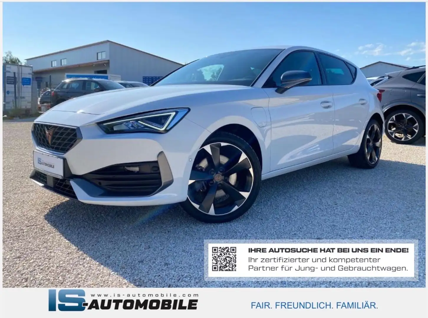 CUPRA Leon Basis e-Hybrid,NAVI,LED,GRA,SHZ,RFK,PDC Blanc - 1