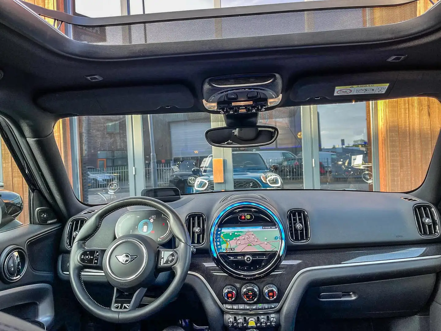 MINI Cooper S Countryman Mini 2.0 E ALL4 hybrid aut 220pk/lounge/pano/camer Negro - 2