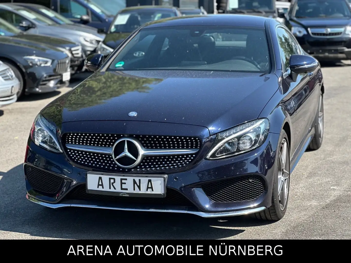 Mercedes-Benz C 180 Coupe AMG*Navi*Led*360°Kamera*Tempomat Blau - 1