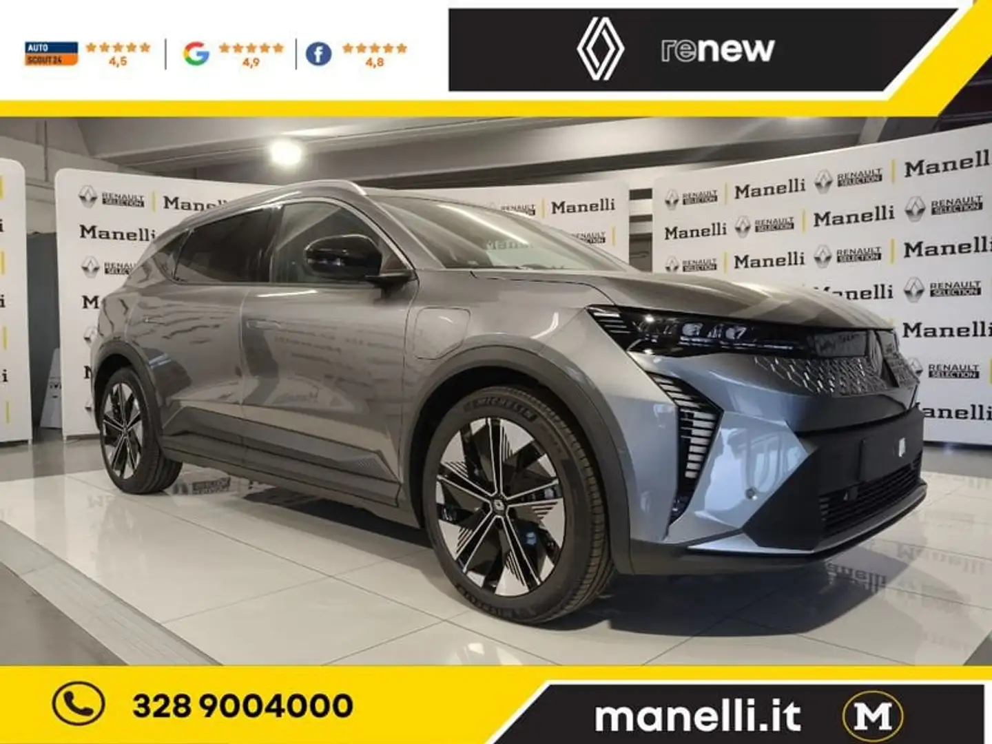Renault Scenic Techno 170 CV Comfort Range 22kw NUOVA DA IMMATRI Grigio - 1