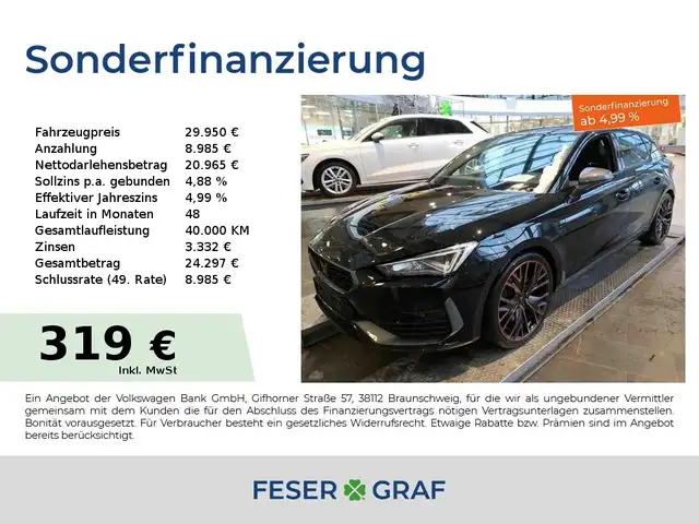 CUPRA Leon VZ 2.0 TSI Winter+MemoryFunktion+VisionPlus-Paket