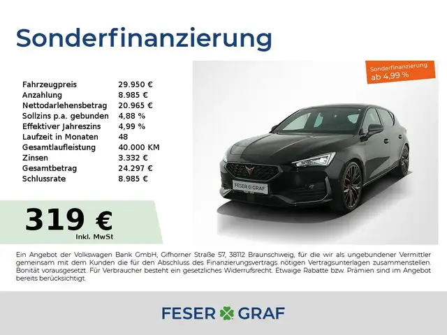 CUPRA Leon VZ 2.0 SI Winter+MemoryFunkt+VisionPl-Pak.