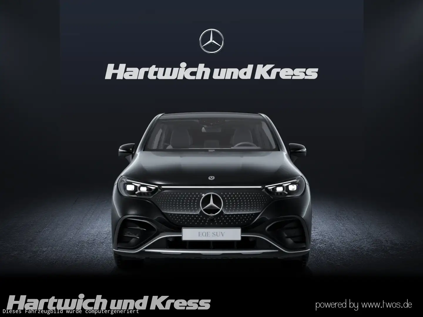 Mercedes-Benz EQE SUV EQE SUV 300 AMG Line Premium Plus+AHK+Digital-Light+ Noir - 2