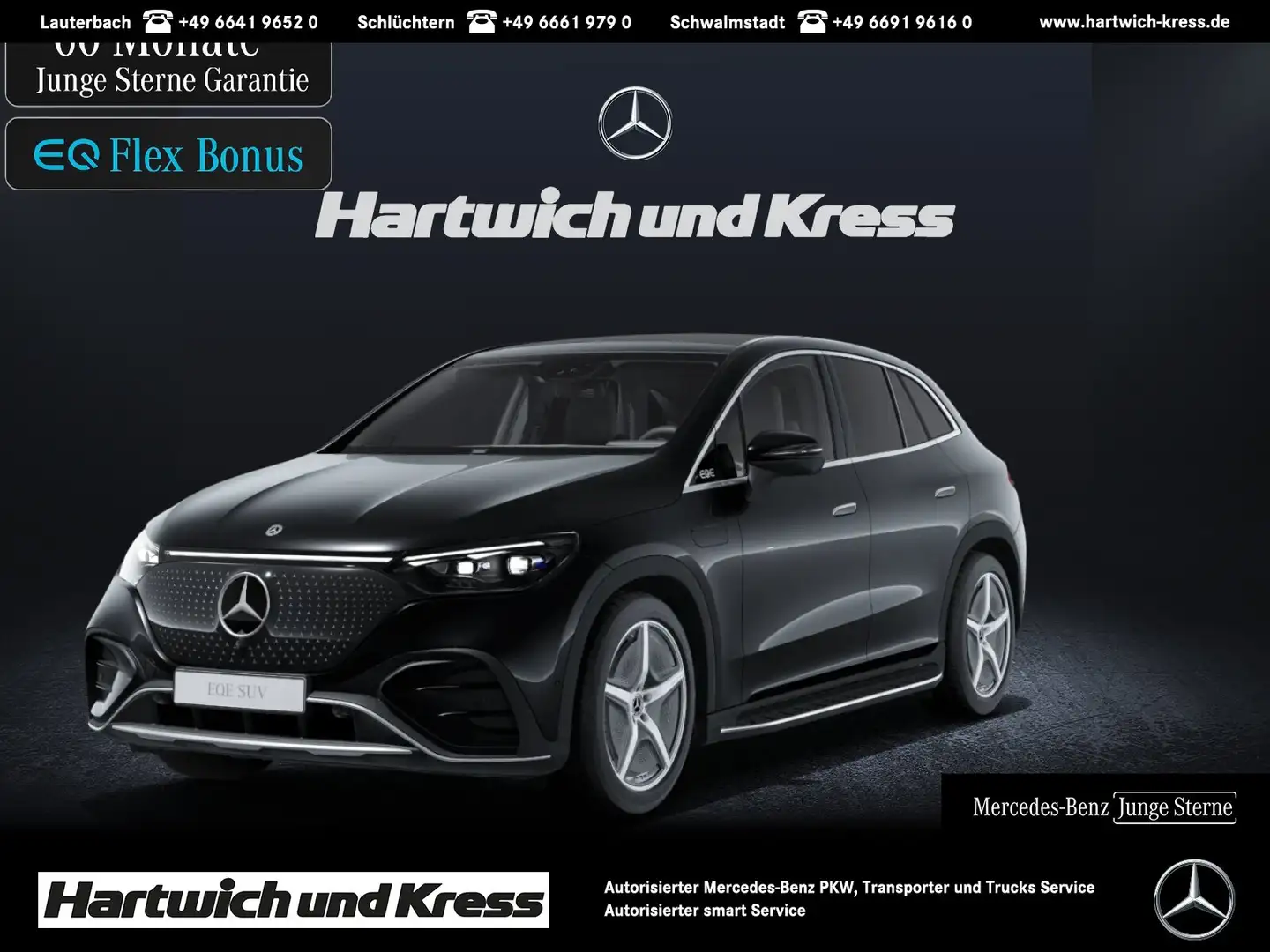 Mercedes-Benz EQE SUV EQE SUV 300 AMG Line Premium Plus+AHK+Digital-Light+ Noir - 1