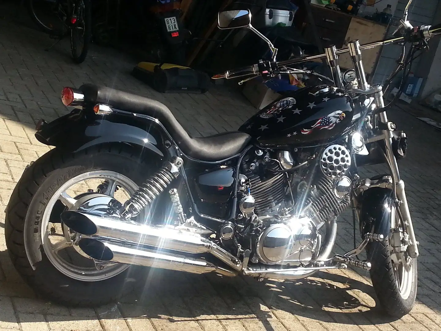 Yamaha XV 1100 Virago Schwarz - 2