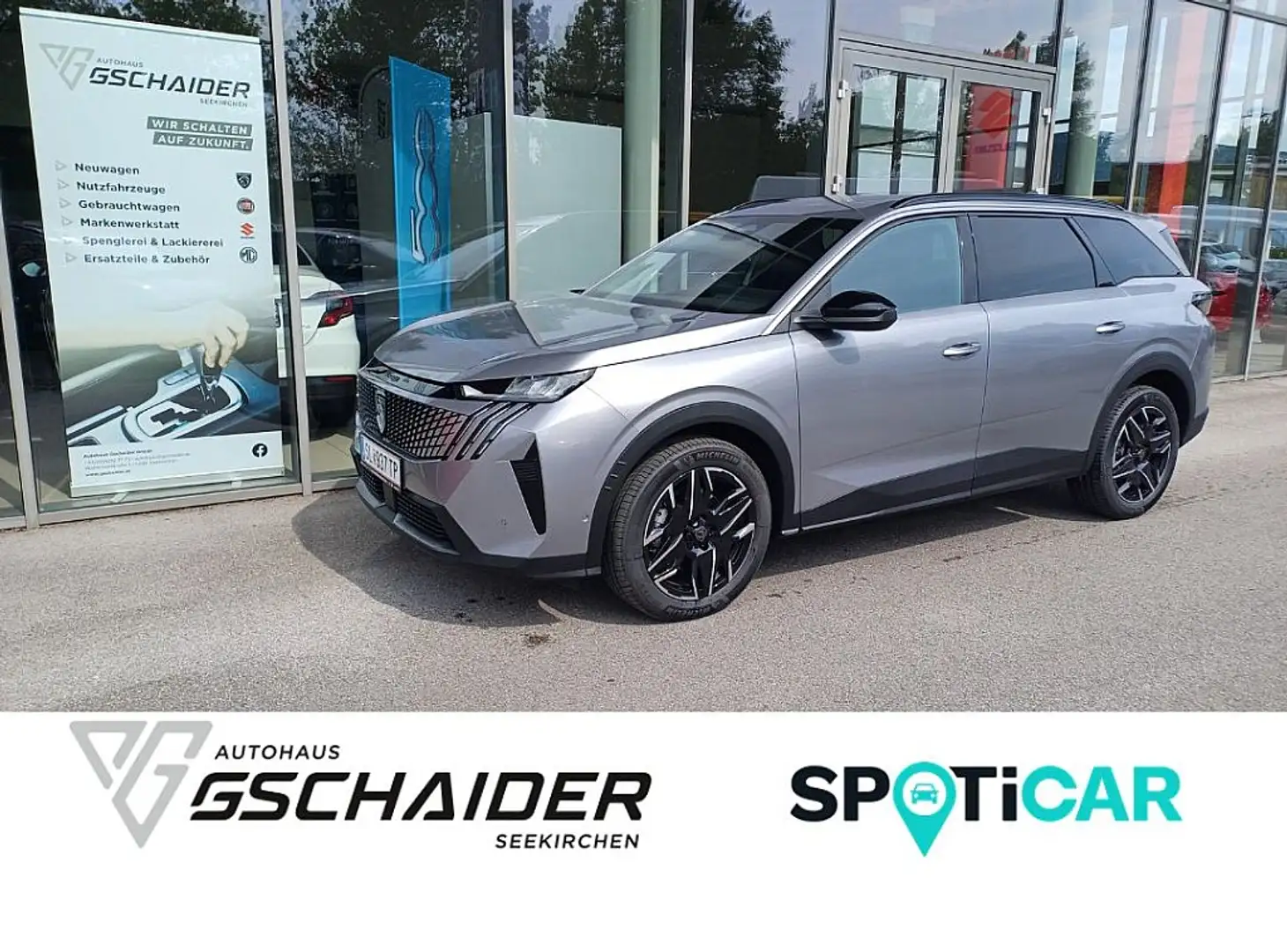 Peugeot 5008 mHEV 145 e-DCS6 Allure Aut. Gris - 1