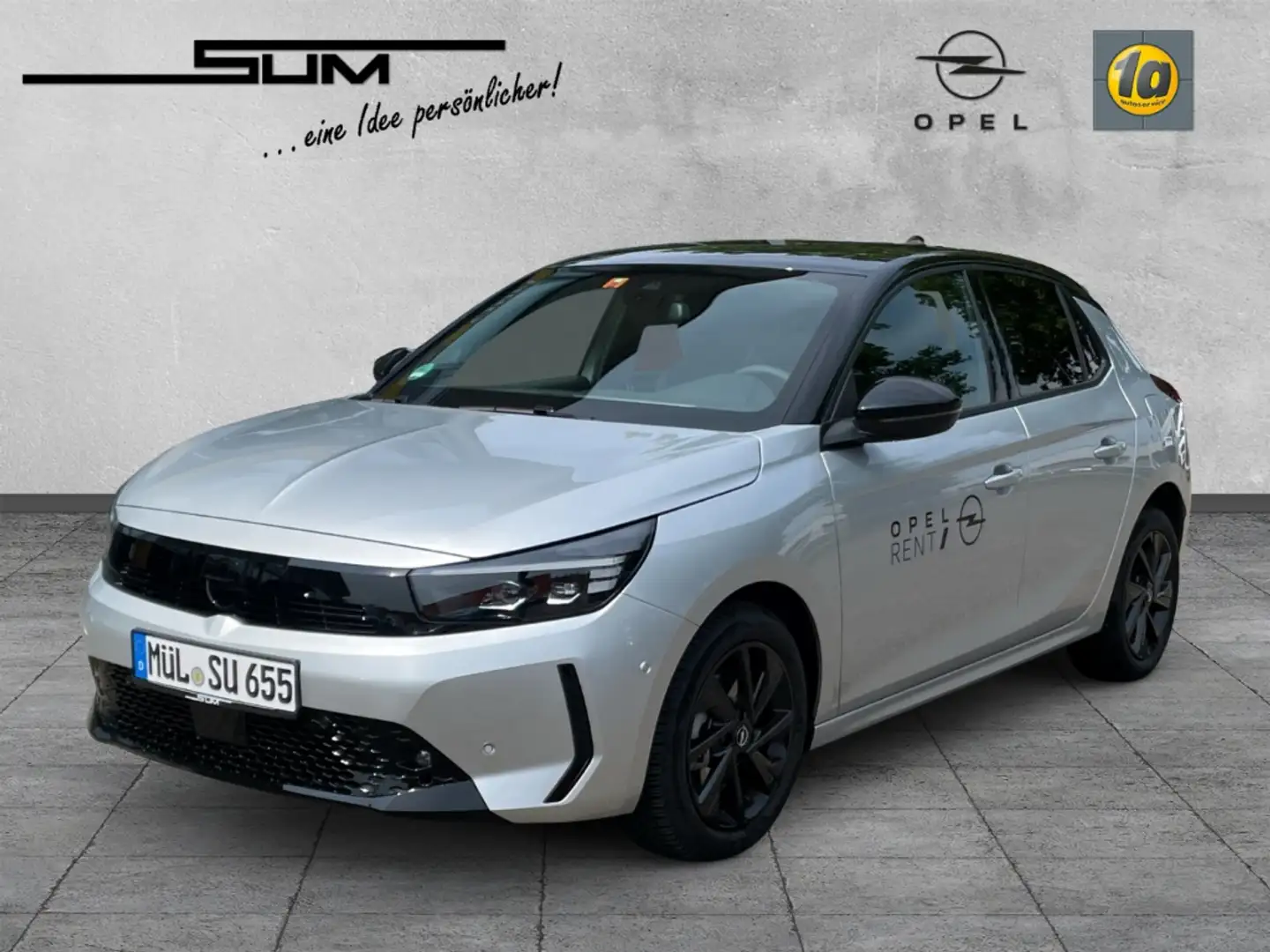 Opel Corsa GS Navi LED KlimaA Blendfreies  Klimaautom SHZ PDC Silber - 1