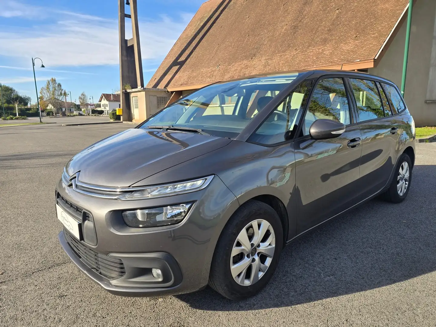 Citroen Grand C4 SpaceTourer 1.5 hdi 130 Business GPS Carplay Gris - 1