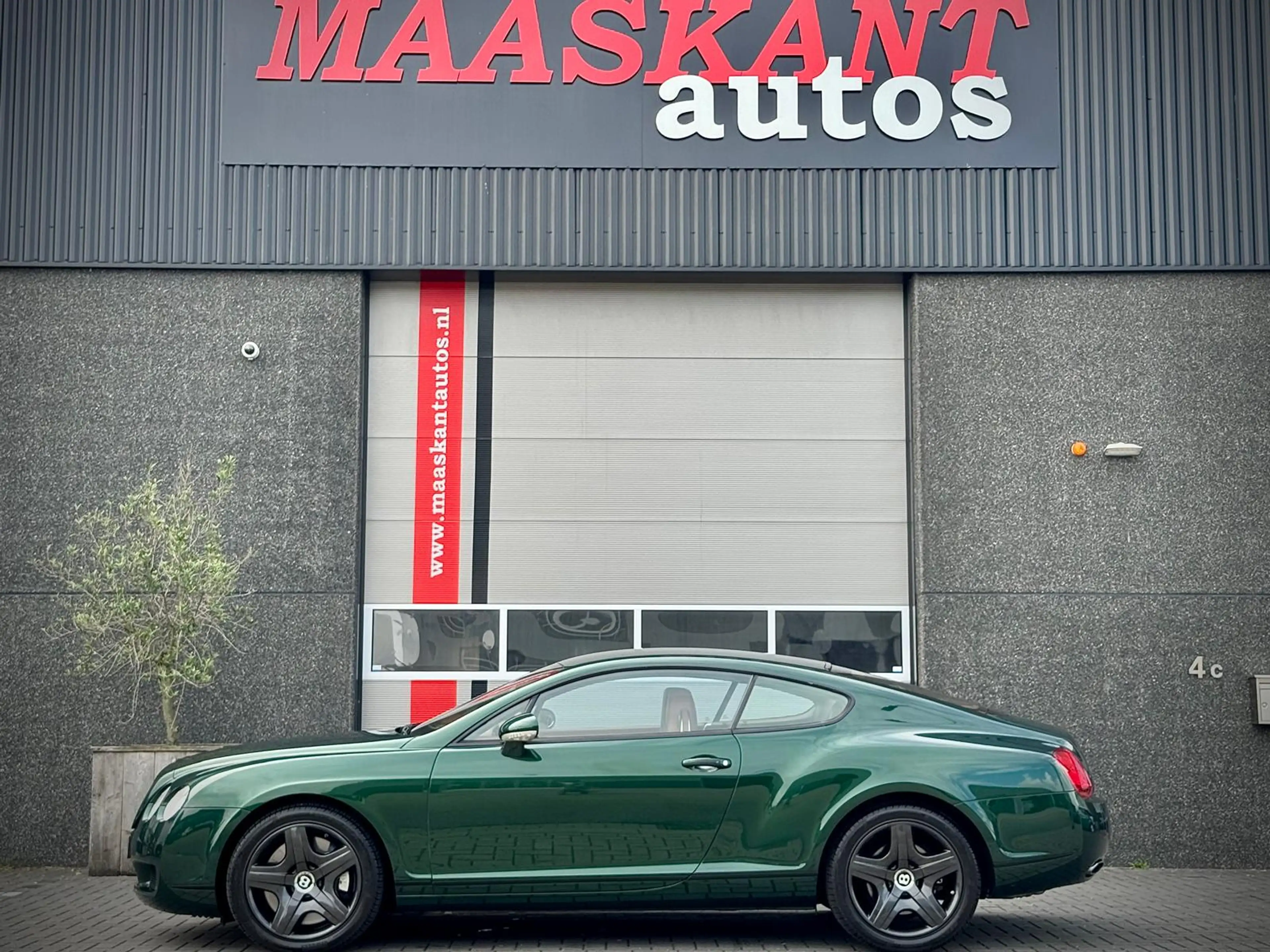 Bentley Continental GT 6.0 W12 / 560pk / Verdant Green / Cognac interior — photo 4