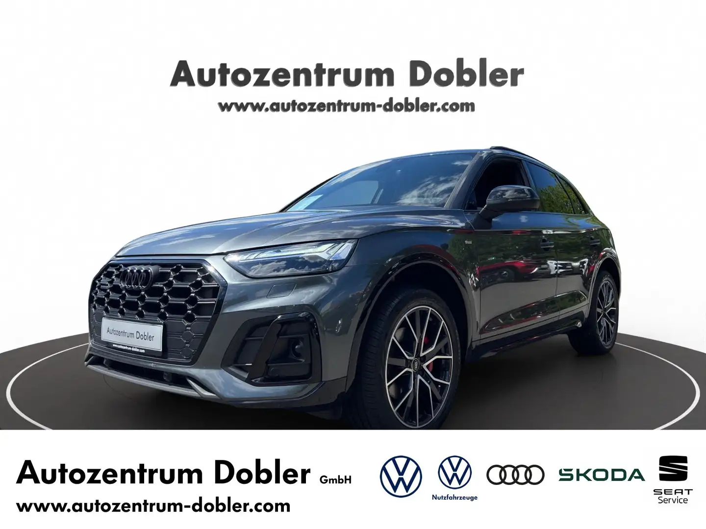 Audi Q5 40 TFSI quattro S line AHK Competion Plus Navi Gris - 1