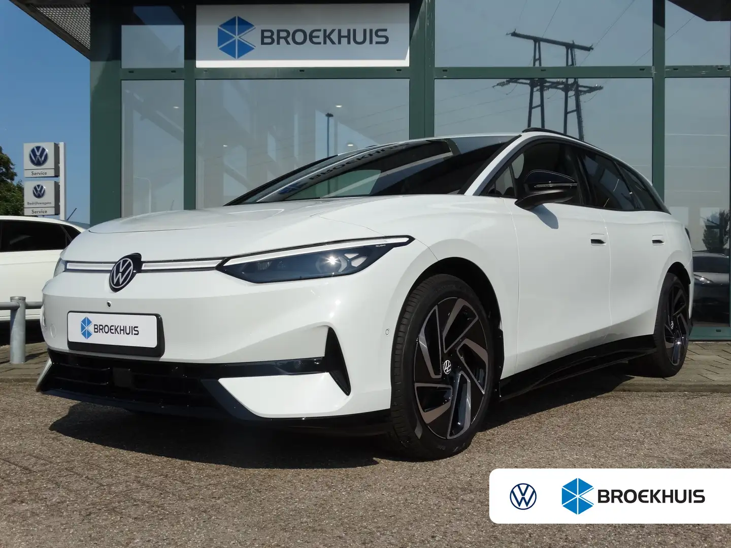 Volkswagen ID.7 Tourer Pro Business 286 pk 77 kWh | 20"LM velgen | Wit - 1