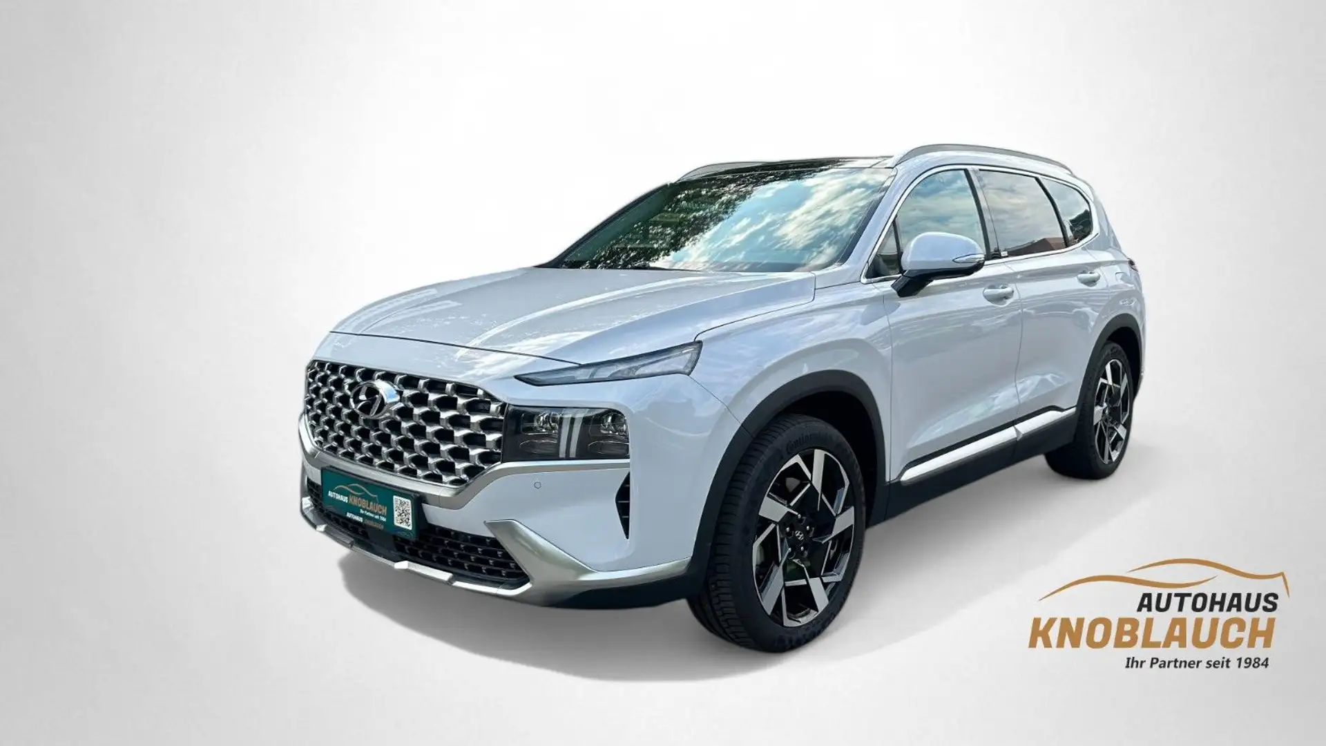 Hyundai SANTA FE Prime 4WD *Pano, 8xAlu, AHK, HUD, 20"* Blanc - 1